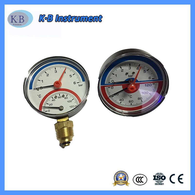 Termo-Manometr, mechanické měření tlaku a měření teploty