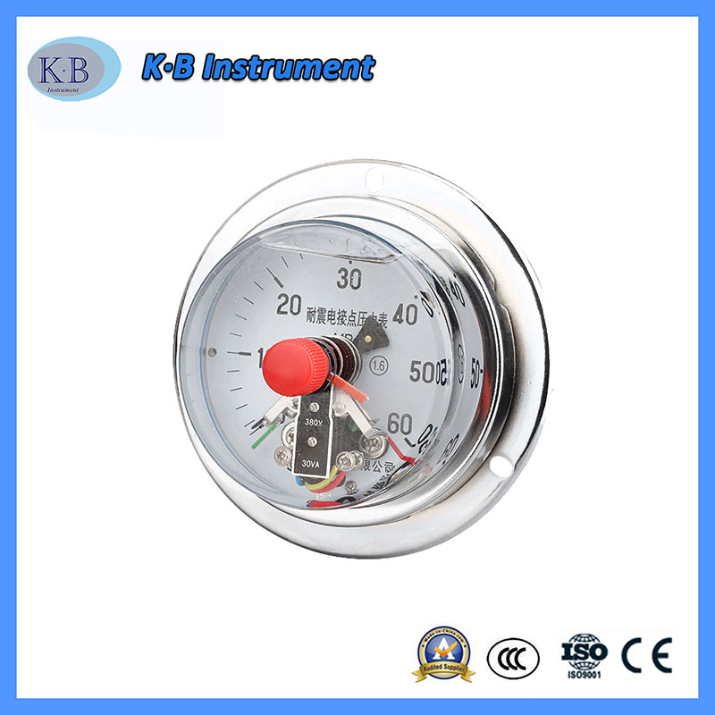 4 Inch 100mm High Hydraulic Electric Contact Air Pressure Gauge Manometr