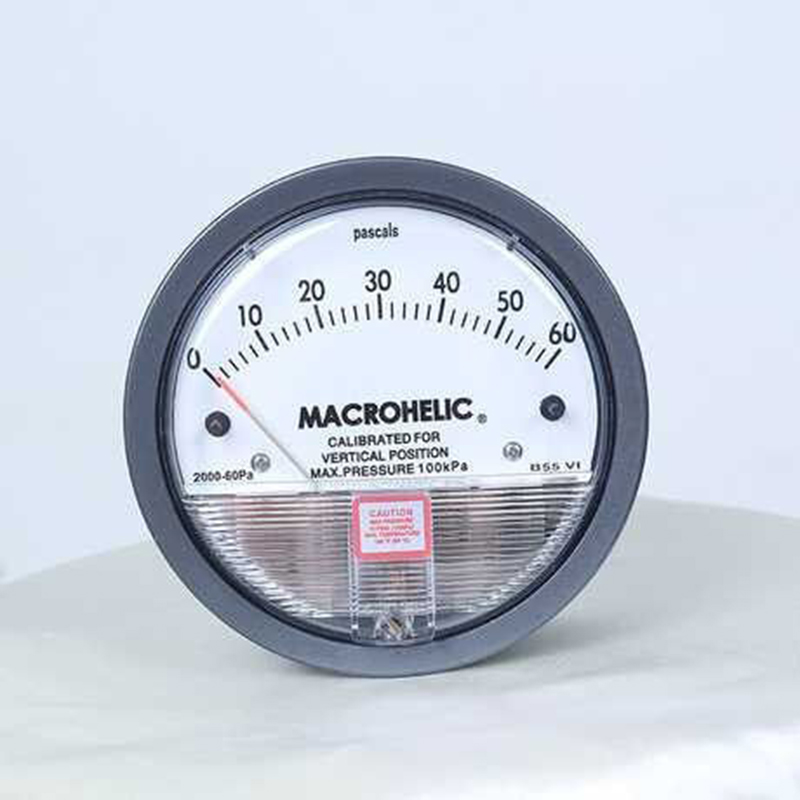 4 Inch 100mm Vzduch Diferenciální tlakový průměr Magnetické Gauče spolu s 6mm Clear PVC Tube
